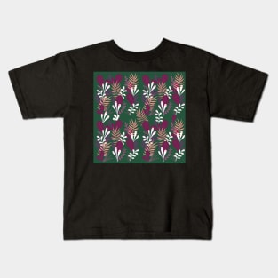 Green leaves Kids T-Shirt